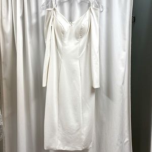 Rachel Allen ivory short formal